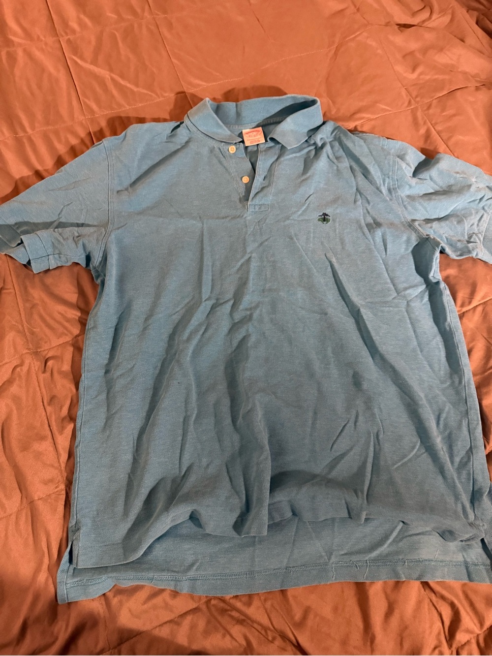Brooks Brothers Sky Blue Men's Polo